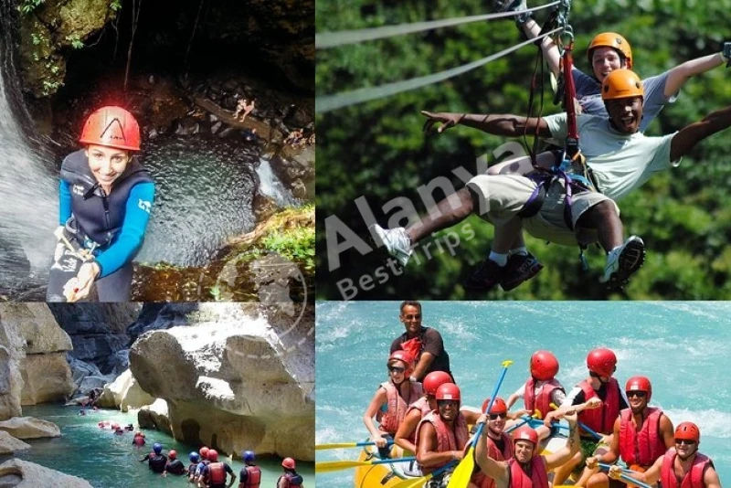 Canyoning, Rafting, and Zip Line Adventure Tour - 5
