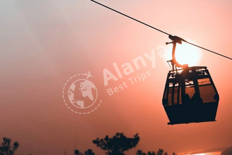 Watch the sunset with Alanya cable car