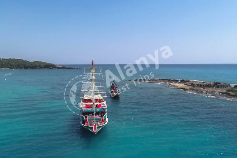 Экскурсия на лодке по острову Дельфинов из Сиде - 6