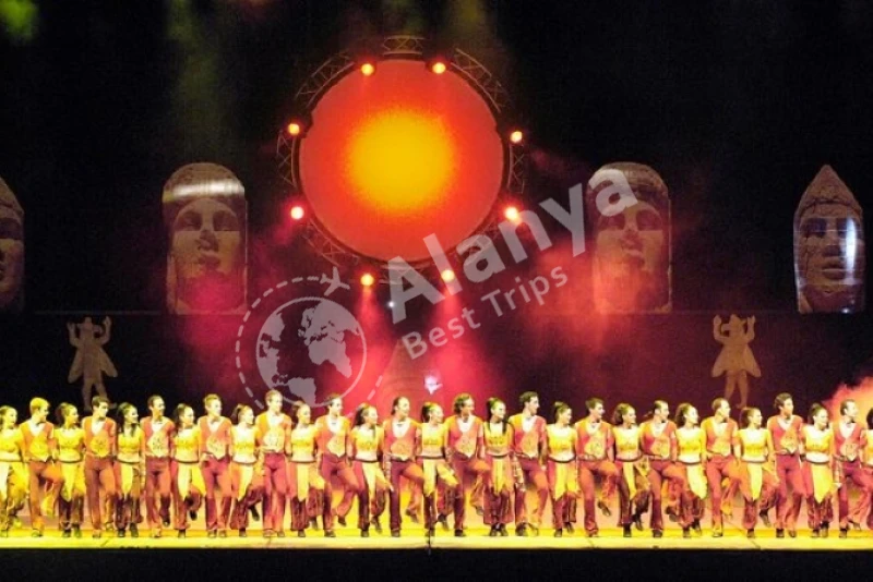 Pokaz ognia Anatolii w Gloria Aspendos Arena z Alanyi - 4