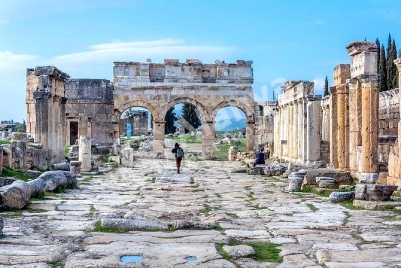 Heiße Quellen von Pamukkale und die antike Stadt Hierapolis von Side aus - 5