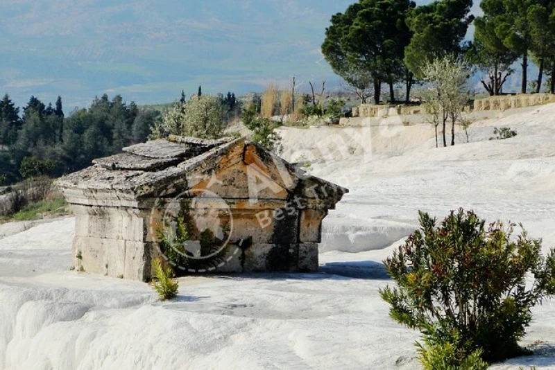 Gorące źródła Pamukkale i starożytnego miasta Hierapolis z Side - 11