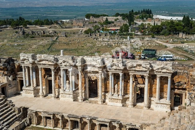 Heiße Quellen von Pamukkale und die antike Stadt Hierapolis von Side aus - 3