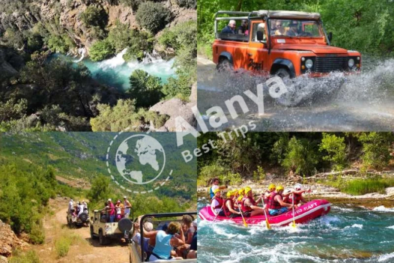 Połączona wycieczka raftingowa i jeep safari z Antalyi - 4