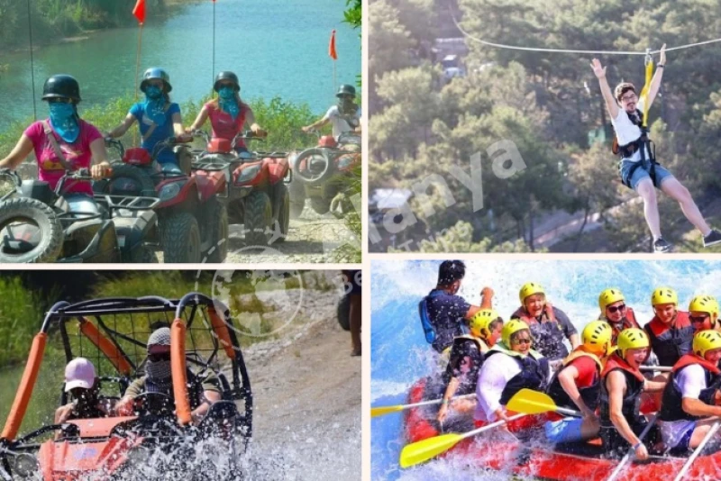 Rafting , Buggy or Quad Safari and Zipline Adventure 3 in 1 - 10