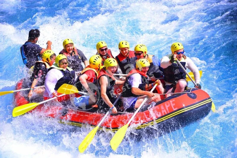 Belek'ten Rafting Tazı Kanyon Zipline Buggy Safari Combo Tur - 14