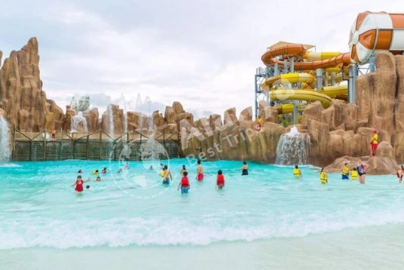 The Land of Legends Theme Aqua Park From Side - 7