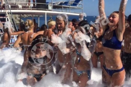 Turkey Foam party and night boat tour🖐️😎
